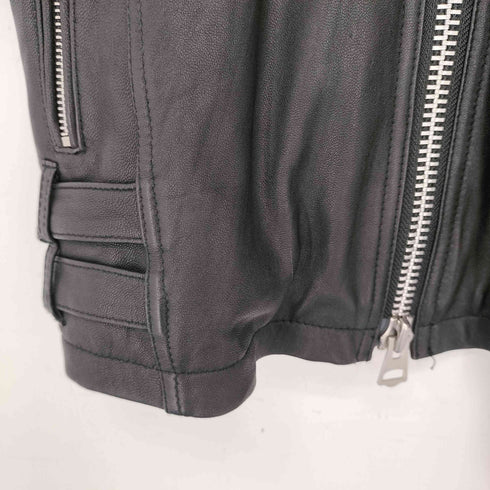 louis chavlon 羊革シングルライダースジャケット メンズ import:M